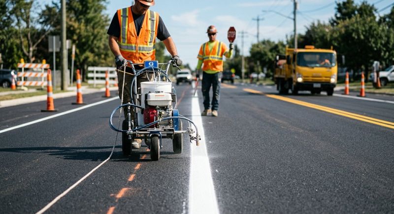 Asphalt Painting in Canton, GA