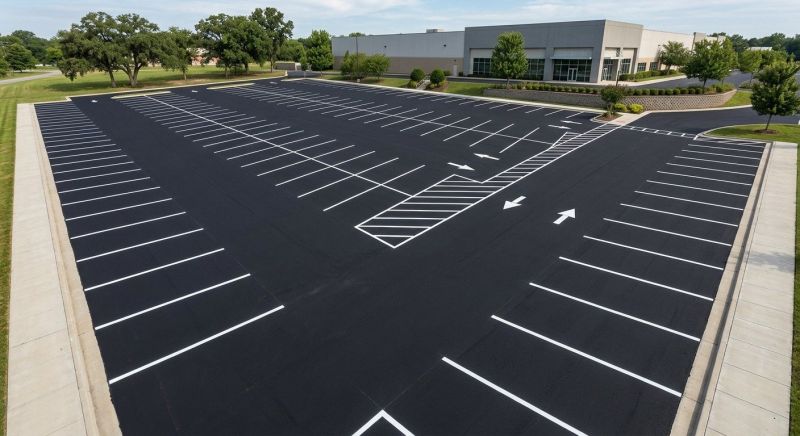 Parking Area Striping in Acworth, GA