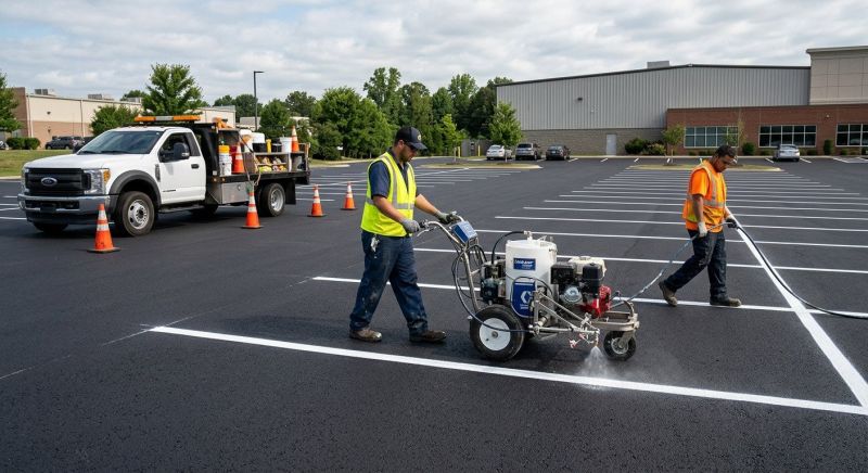 Asphalt Painting in Acworth, GA