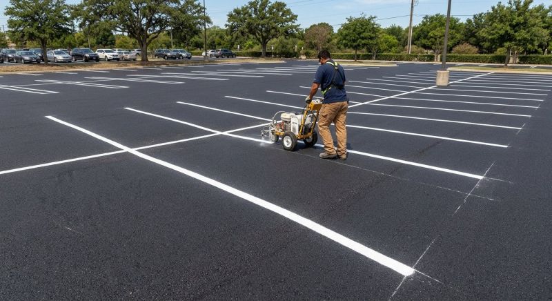 Asphalt Striping in Los Angeles, CA