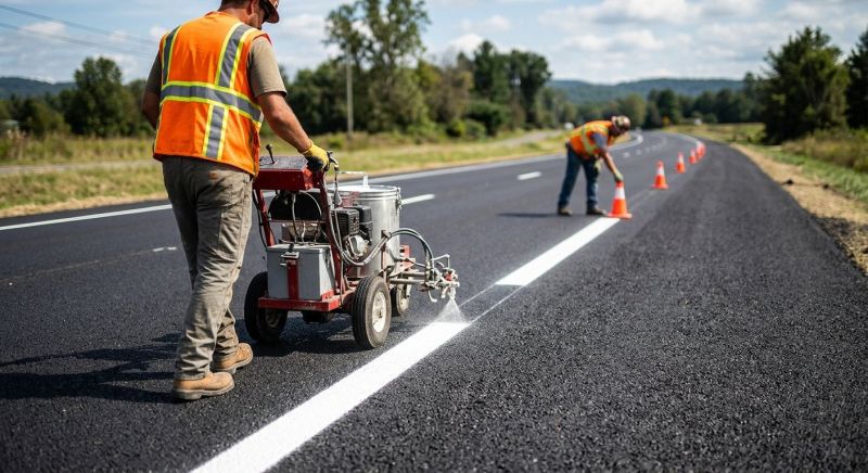 Line Striping Service in Los Angeles, CA