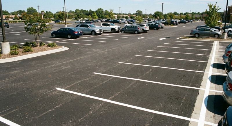 Parking Area Striping in Savannah, GA