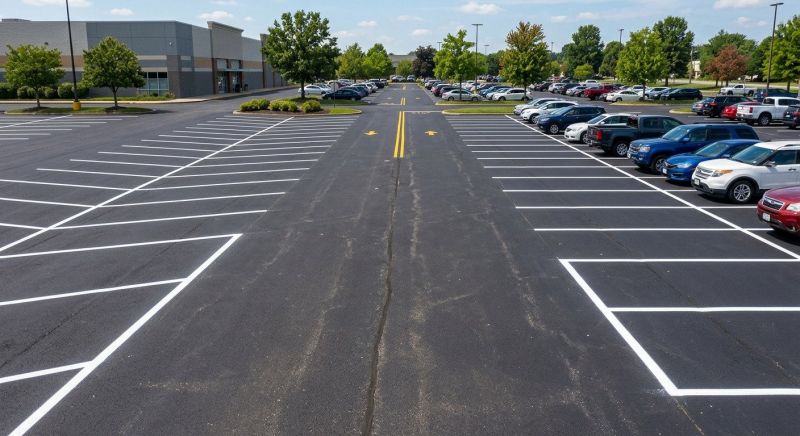 Parking Line Painting in Palm Springs, CA