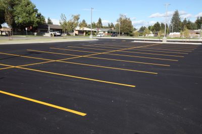 Fresh Parking Lot Striping