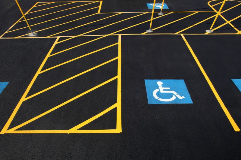 Completed Parking Markings